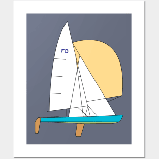 Flying Dutchman Sailboat Posters and Art